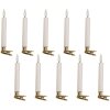 Clayre & Eef Sada 10 LED svíček Ø 2x14 cm bílá