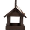 Clayre & Eef Krmítko pro ptáky 17x25x21 cm hnědo-béžové