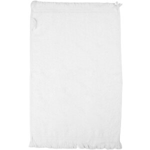 Clayre & Eef Ručník pro hosty 40x66 cm Bílo-šedý