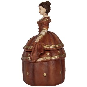 Clayre & Eef Šperkovnice Frau 19x16x29 cm Červená