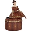 Clayre & Eef Šperkovnice Frau 19x16x29 cm Červená