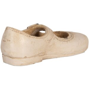 Clayre & Eef Dekorační bota 15x6x5 cm Béžová