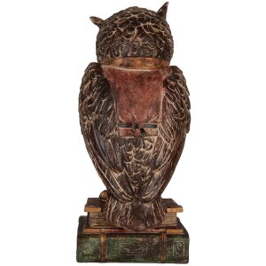 Clayre & Eef 6PR5579 Pokladnička Sova 16x15x35 cm