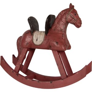 Clayre & Eef Dekorativní houpadlo 39x12x33 cm růžové