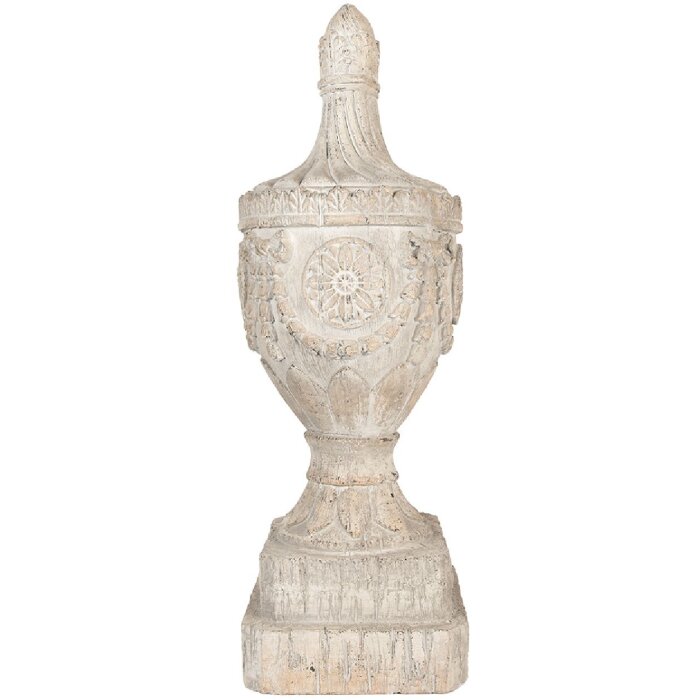 Clayre & Eef 5MG0066 Dekorativní Ornament 25x25x75 cm Béžový