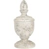 Clayre & Eef Dekorace Ornament Ø 22x48 cm Béžovo-šedá