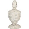Clayre & Eef Dekorace Ornament Ø 22x48 cm Béžovo-šedá
