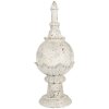 Clayre & Eef Dekorační ornament Ø 24x61 cm béžová šedá