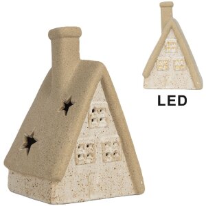Clayre & Eef Dekorativní domeček s LED...