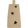 Clayre & Eef Dekorační domeček s LED 9x7x13 cm béžový