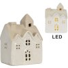 Clayre & Eef Dekorace Dům s LED 9x6x12 cm