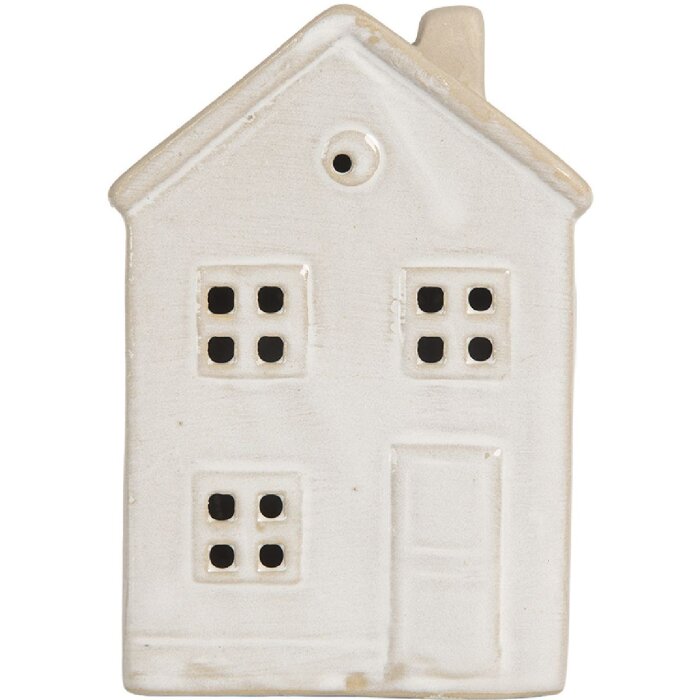 Clayre & Eef Dekorativní domeček s LED 8x5x12 cm
