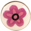 Clayre & Eef 66276 Klička dveřní Ø 3x3 cm Béžovo-růžová