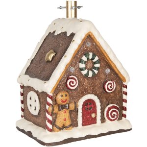 Clayre & Eef Stojan na vánoční stromek 37x26x47 cm hnědý a bílý