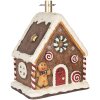 Clayre & Eef Stojan na vánoční stromek 37x26x47 cm hnědý a bílý