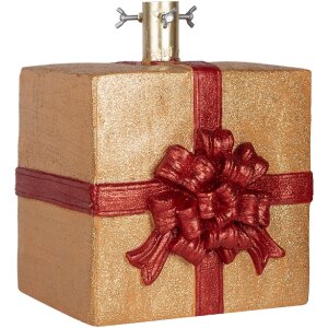 Clayre & Eef Stojan na vánoční stromek 26x25x32 cm zlatý