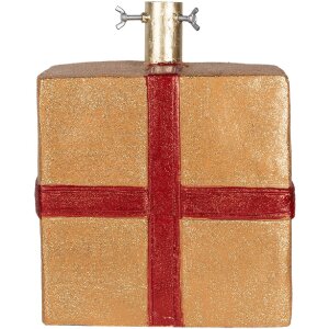 Clayre & Eef Stojan na vánoční stromek 26x25x32 cm zlatý