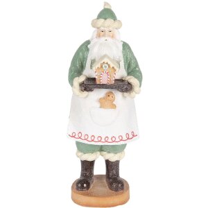 Clayre & Eef Dekorace Santa Claus 11x11x30 cm