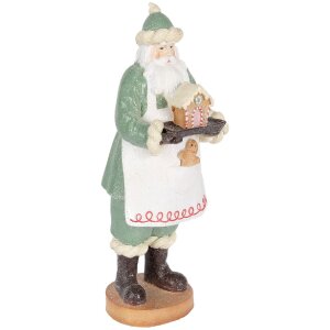 Clayre & Eef Dekorace Santa Claus 11x11x30 cm