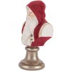 Clayre & Eef 6PR5538 Dekorační busta Santa Claus 10x9x19 cm
