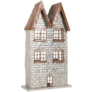 Clayre & Eef Svícen Domky 30x13x54 cm...