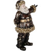 Clayre & Eef Dekorace Santa Claus 58x33x76 cm červeno-zlatá