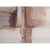 Clayre & Eef 66266 Nástěnná dekorace 51x3x51 cm Béžová/Růžová