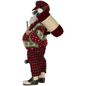 Clayre & Eef Dekorace Santa Claus 16x11x28 cm
