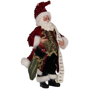 Clayre & Eef Dekorace Santa Claus 16x8x28 cm...