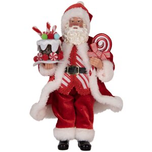 Clayre & Eef Dekorace Santa Claus 16x8x28 cm