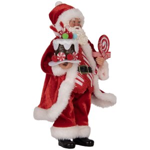Clayre & Eef Dekorace Santa Claus 16x8x28 cm