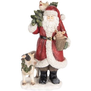 Clayre & Eef Dekorace Santa Claus 17x16x30 cm