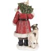Clayre & Eef Dekorace Santa Claus 17x16x30 cm