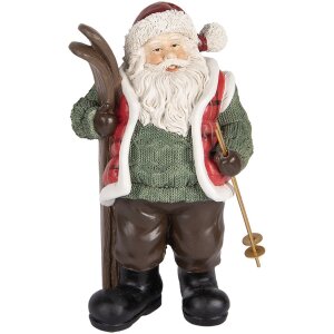 Clayre & Eef Dekorace Santa Claus 15x11x25 cm