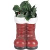 Clayre & Eef 6PR5525 Dekorativní botka Santa Claus 22x22x23 cm