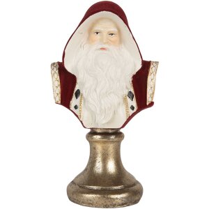 Clayre & Eef Dekorativní busta Santa Claus...