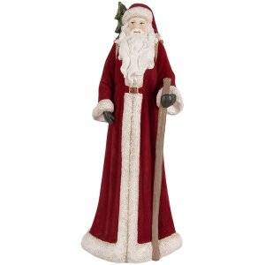 Clayre & Eef Dekorace Santa Claus 16x15x37 cm