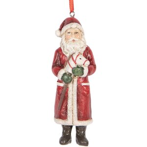 Clayre & Eef Dekorační závěs Santa...