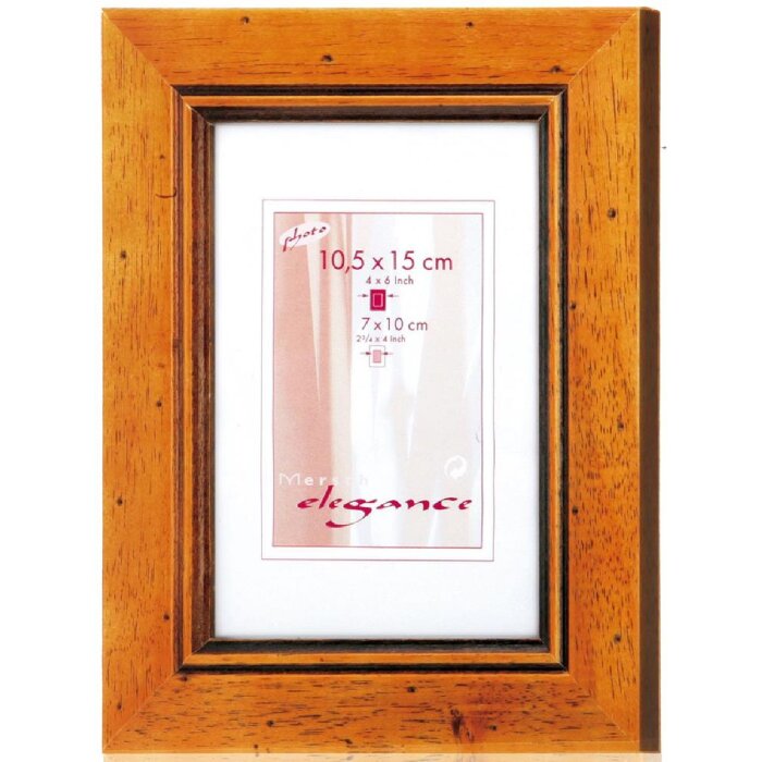 HNFD Fotorámeček "Louisiane" 20x30 cm – Žluté dřevo s čirým sklem