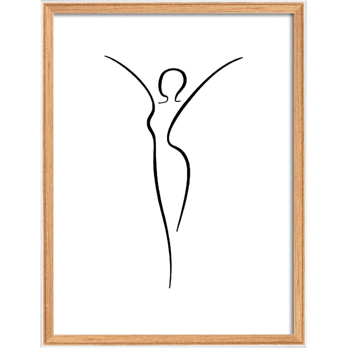 Walther Dřevěný rám Silhouette 40x50 cm buk
