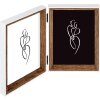 Walther Dvojitý rámeček Silhouette Dřevěný 10x15 cm Přírodní