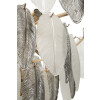 Mauro Ferretti Lustr Leafy multicolor sklo železo 60x40-87 cm 9xE14