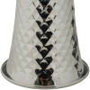 Mauro Ferretti Stolní lampa Tower stříbrná bílá 30x54 cm E27