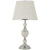 Mauro Ferretti Stolní lampa Kody stříbrná bílá Ø 30x54 cm E27