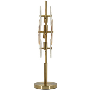 Mauro Ferretti Stolní lampa Osaka Sklo Železo 20x18x66 cm 3xE14