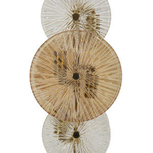 Mauro Ferretti Stolní lampa Osaka Sklo Železo 20x18x66 cm 3xE14