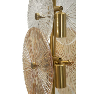 Mauro Ferretti Stolní lampa Osaka Sklo Železo 20x18x66 cm 3xE14