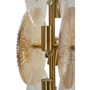Mauro Ferretti Stolní lampa Osaka Sklo Železo 20x18x66 cm 3xE14