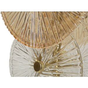 Mauro Ferretti Stolní lampa Osaka Sklo Železo 20x18x66 cm 3xE14