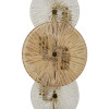 Mauro Ferretti Stolní lampa Osaka Sklo Železo 20x18x66 cm 3xE14
